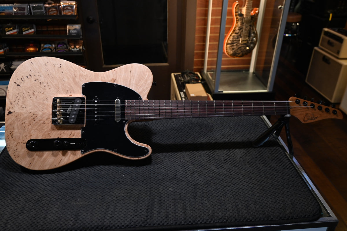 Suhr Custom Classic T Waterfall Burl Maple - Natural Guitar #5178