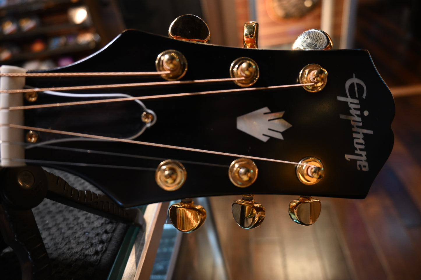 Epiphone Inspired by Gibson Hummingbird Standard EC - Cherry Sunburst Guitar #1158