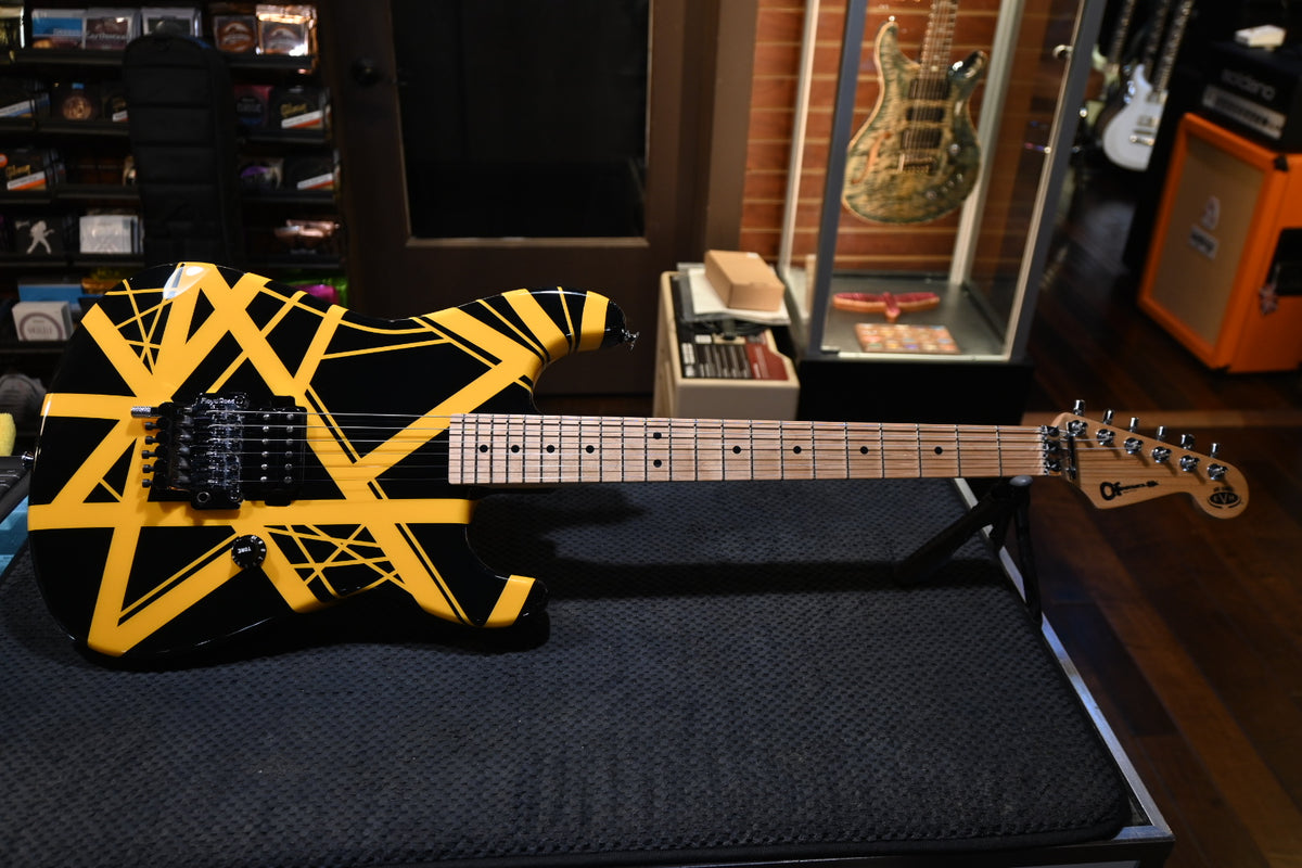 Charvel EVH Art Series 2005 - Black and Yellow Guitar #0792