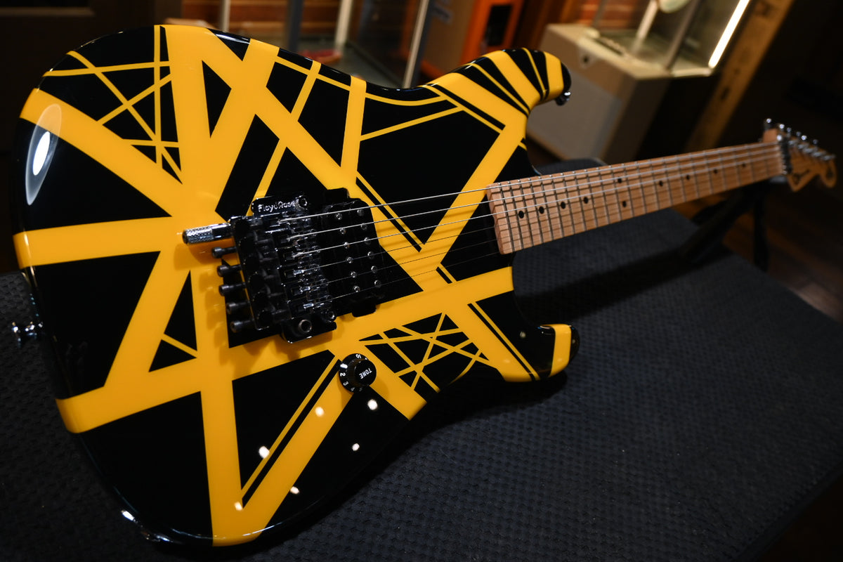 Charvel EVH Art Series 2005 - Black and Yellow Guitar #0792