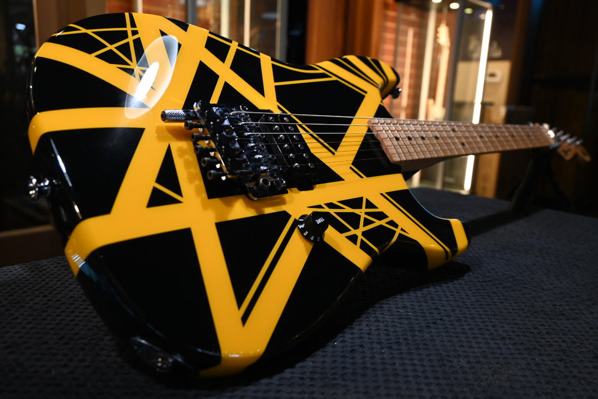 Charvel EVH Art Series 2005 - Black and Yellow Guitar #0792