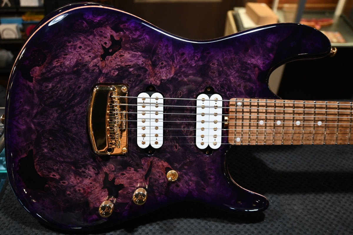 Ernie Ball Music Man Jason Richardson 7-String Cutlass 2024 Guitar - Majora Purple #0072