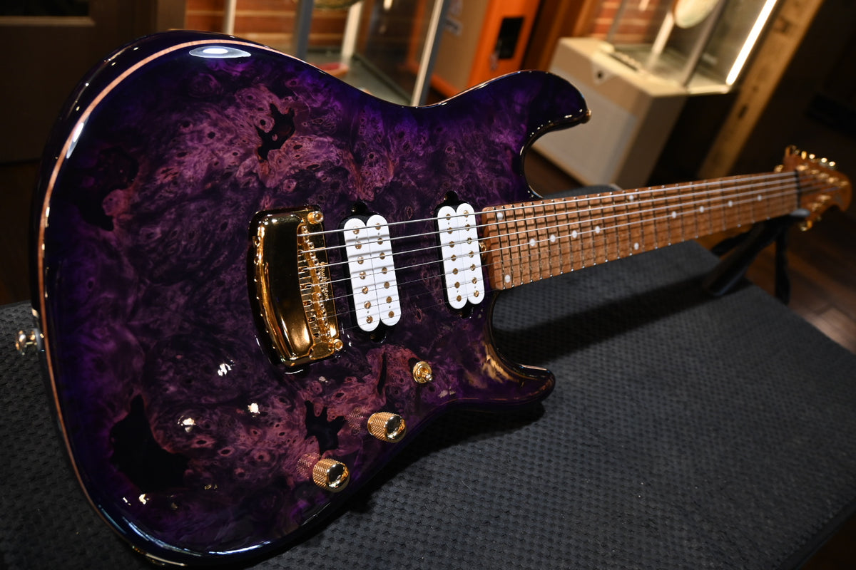 Ernie Ball Music Man Jason Richardson 7-String Cutlass 2024 Guitar - Majora Purple #0072