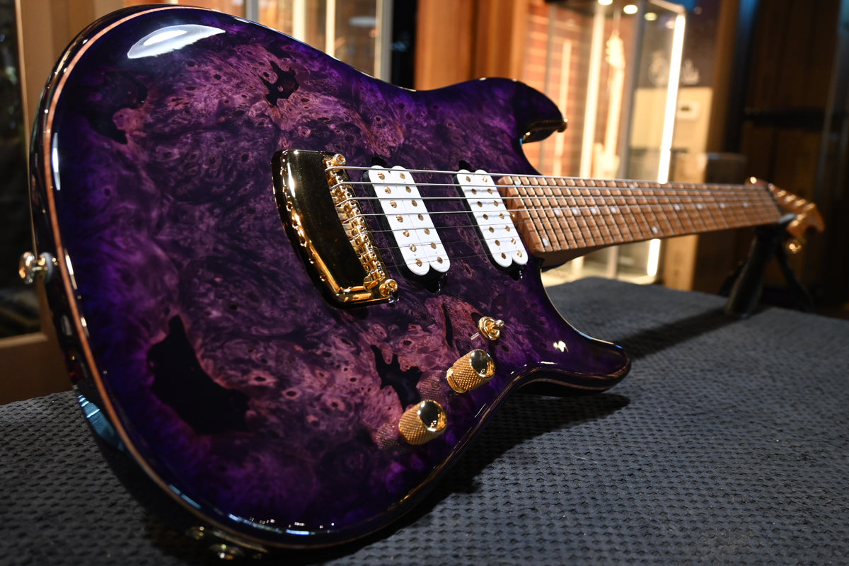 Ernie Ball Music Man Jason Richardson 7-String Cutlass 2024 Guitar - Majora Purple #0072
