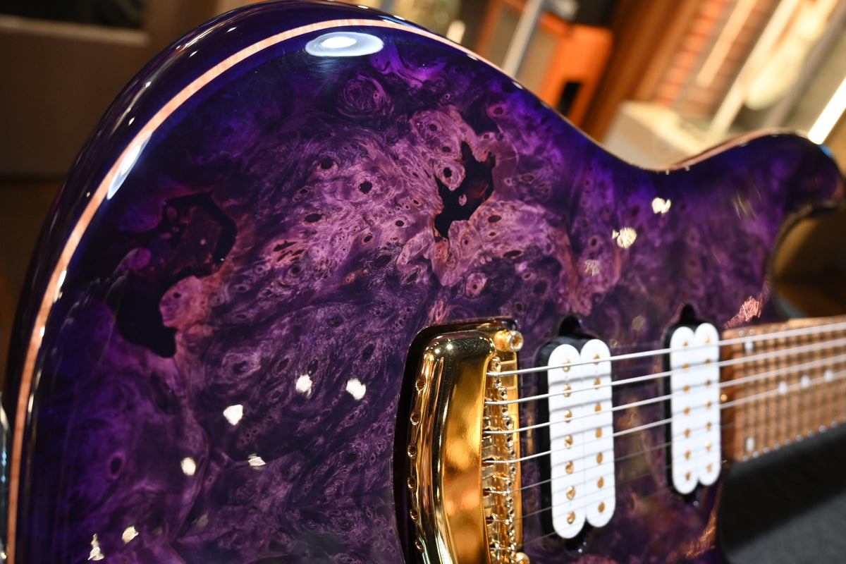 Ernie Ball Music Man Jason Richardson 7-String Cutlass 2024 Guitar - Majora Purple #0072