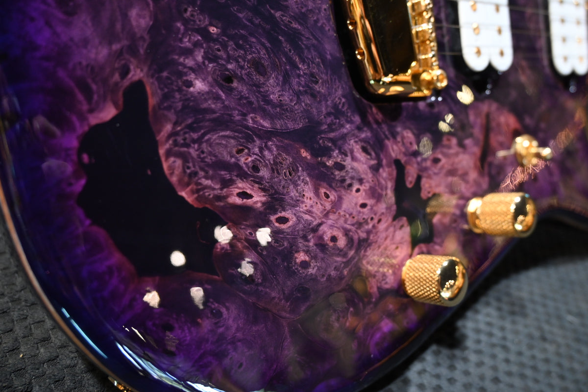 Ernie Ball Music Man Jason Richardson 7-String Cutlass 2024 Guitar - Majora Purple #0072