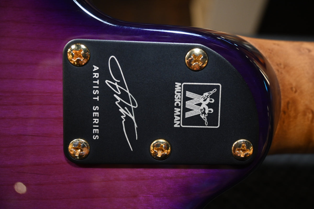 Ernie Ball Music Man Jason Richardson 7-String Cutlass 2024 Guitar - Majora Purple #0072