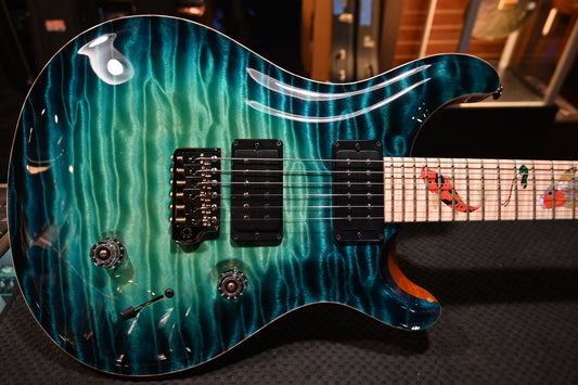 PRS Private Stock Custom 24 One-Piece Quilt Koi - Sub Zero Glow Guitar #11674