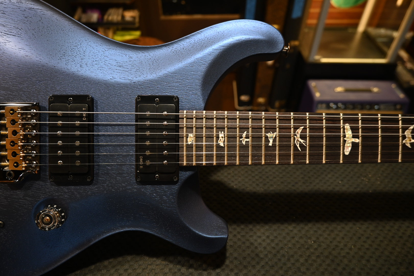 PRS Standard 24 Satin - Pearl Black Guitar #8477 - Danville Music