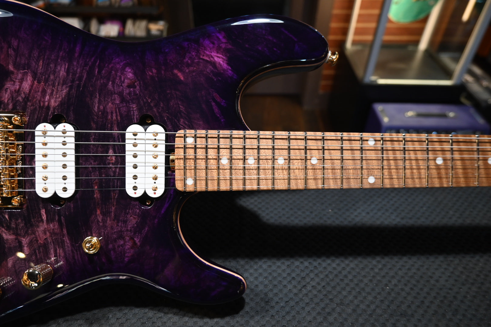 Music Man Jason Richardson Signature Cutlass - Majora Purple Guitar #2707 - Danville Music