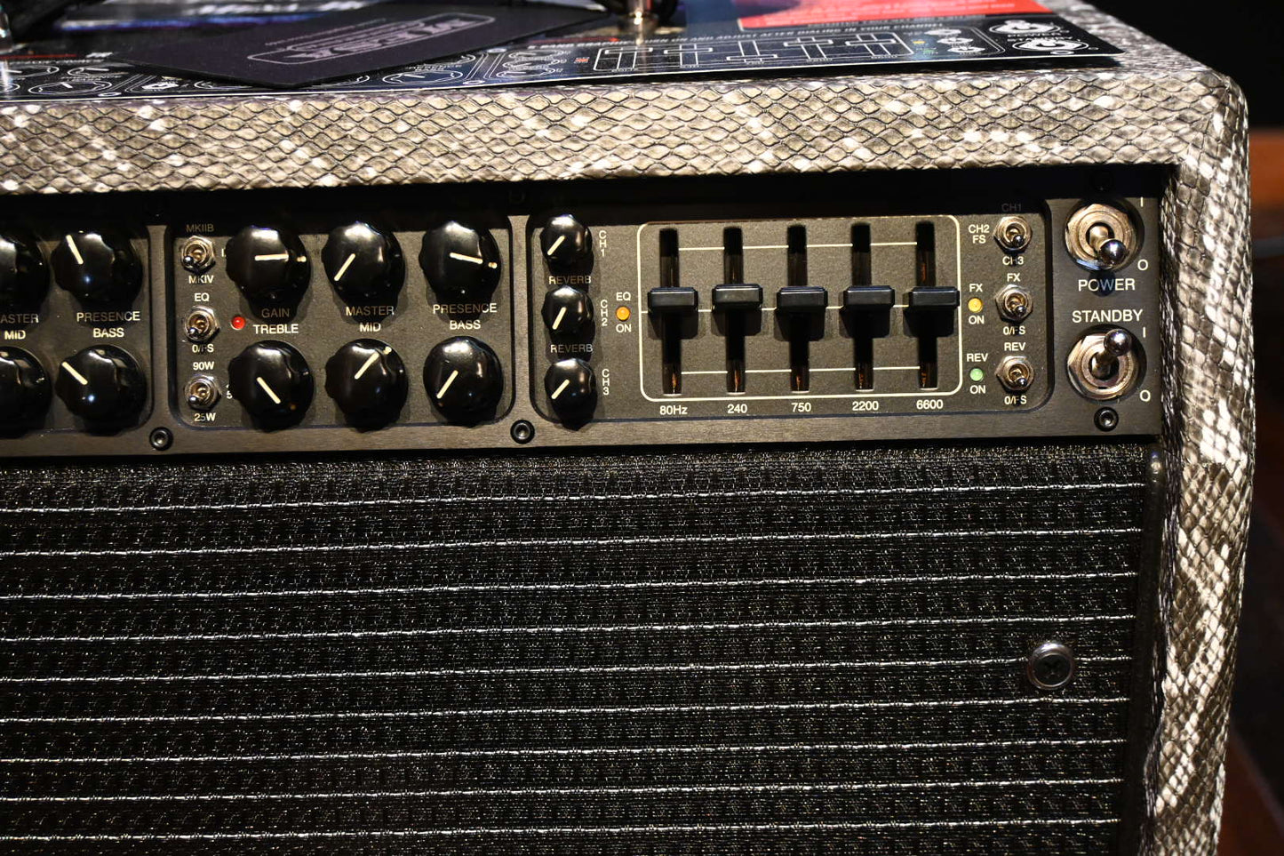 Mesa Boogie Mark VII Limited Snakeskin Indigo Python Combo Amplifer