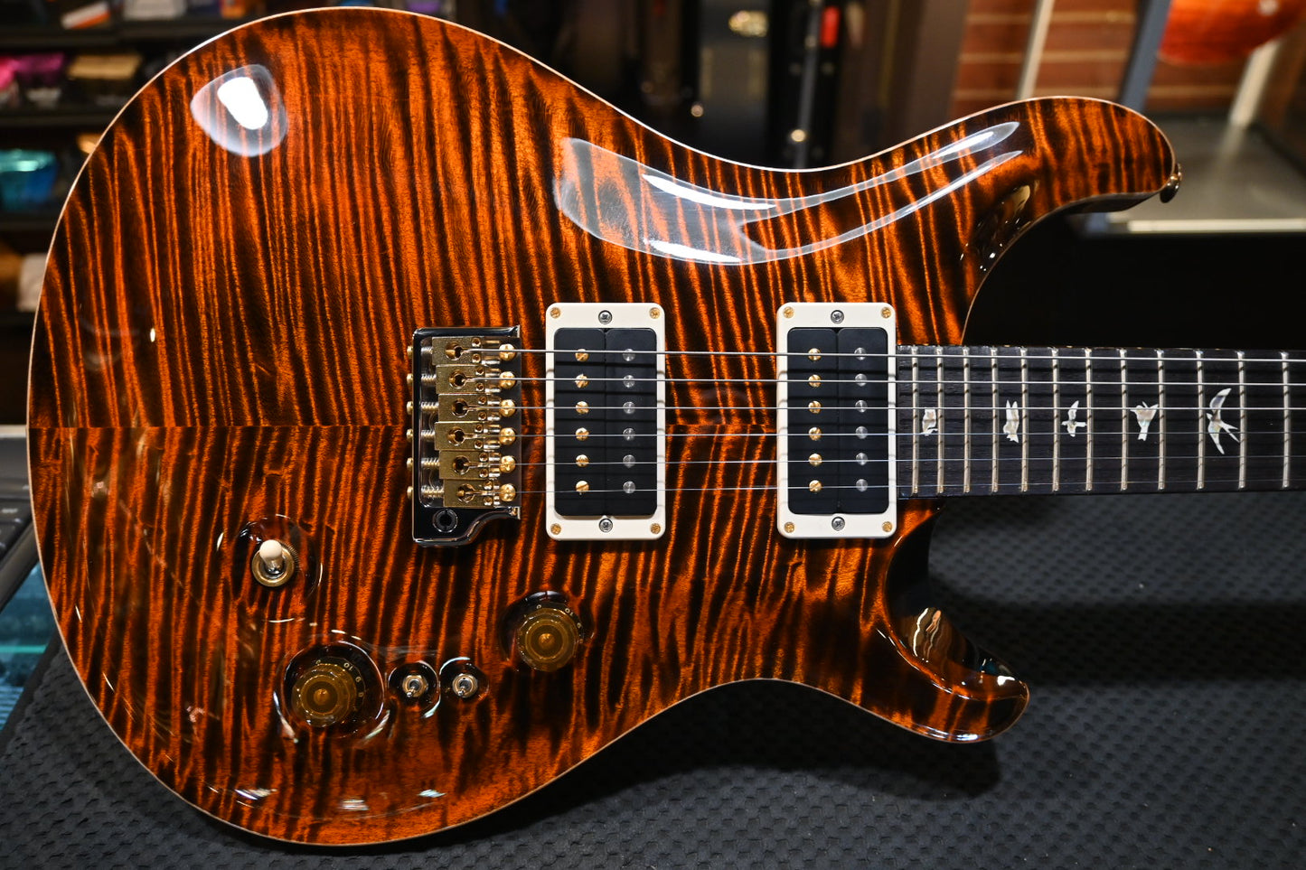 PRS Custom 24-08 10-Top - Orange Tiger Guitar #2970