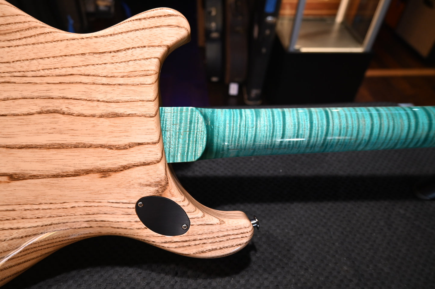 PRS Wood Library McCarty 594 Semi-Hollow Danville Music 35th Anniversary Artist Top - Bahamian Blue Guitar #8195
