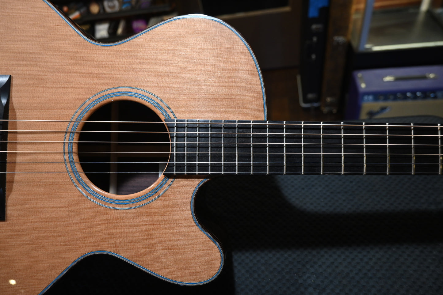 Santa Cruz Fingerstyle Model Orcas Island Cedar/Indian Rosewood Guitar #1431