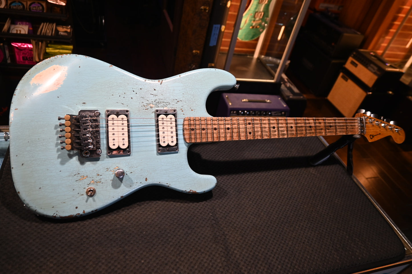 Charvel San Dimas 2H FR84 2024 - Daphne Blue Guitar #4280 - Danville Music