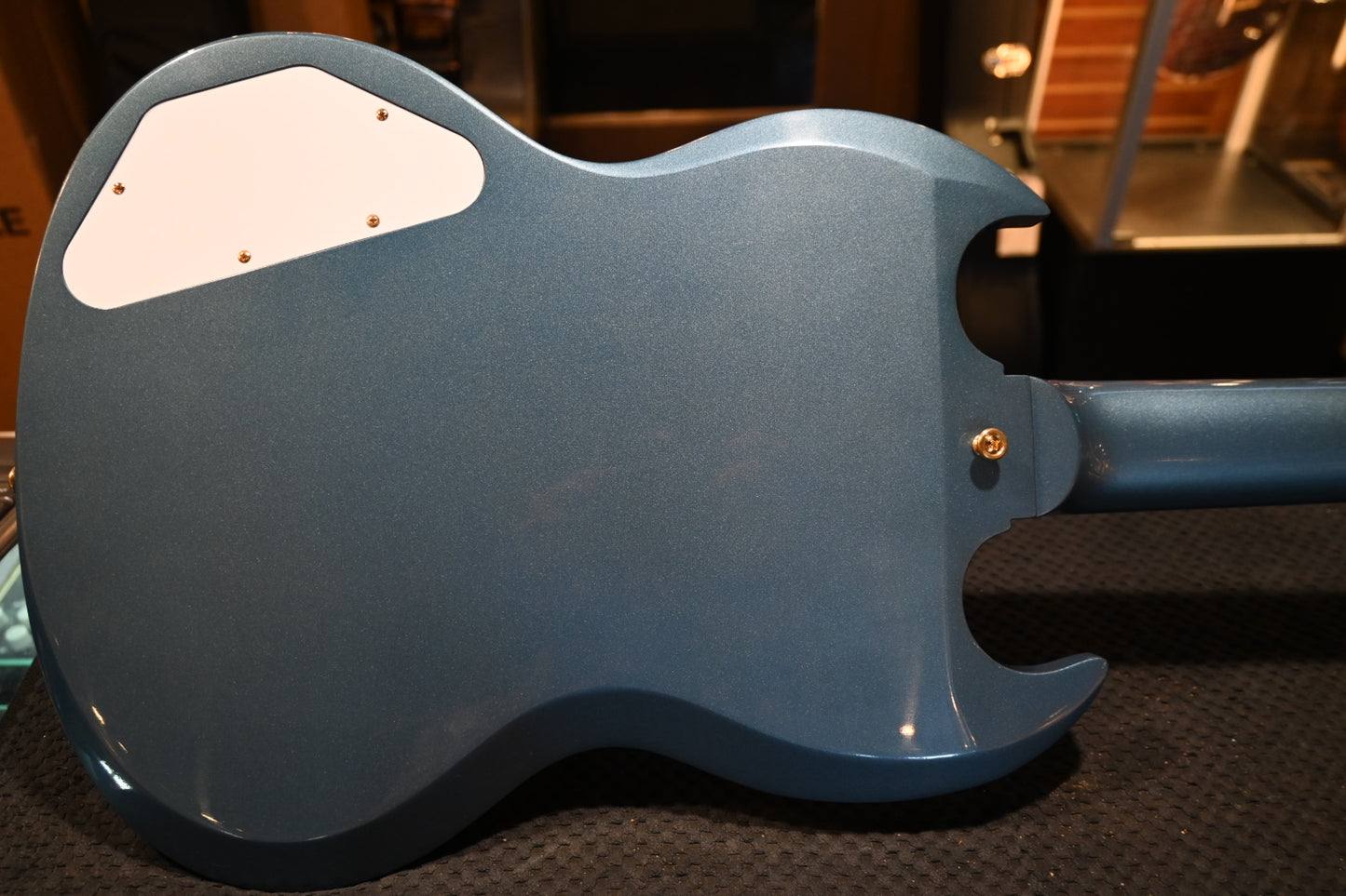 Gibson Custom Shop 1963 Les Paul SG Custom 3-Pickup Bigsby VOS “Hendrix” PSL - Pelham Blue Guitar #3223