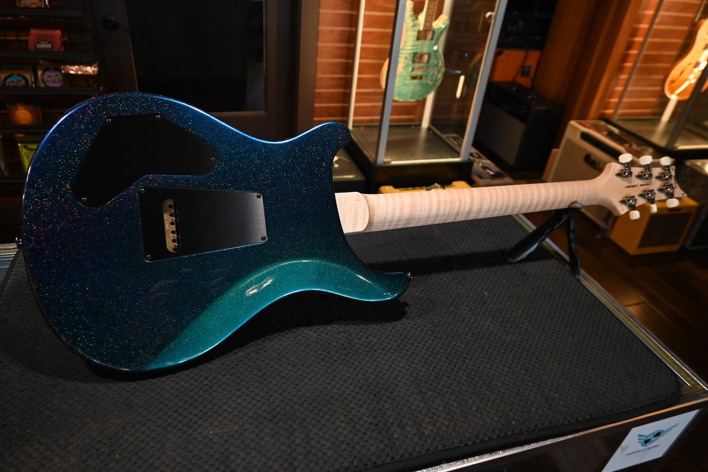 PRS Wood Library DGT 10-Top Quilt - Violet/Color Shift Sparkle Guitar #2066 - Danville Music
