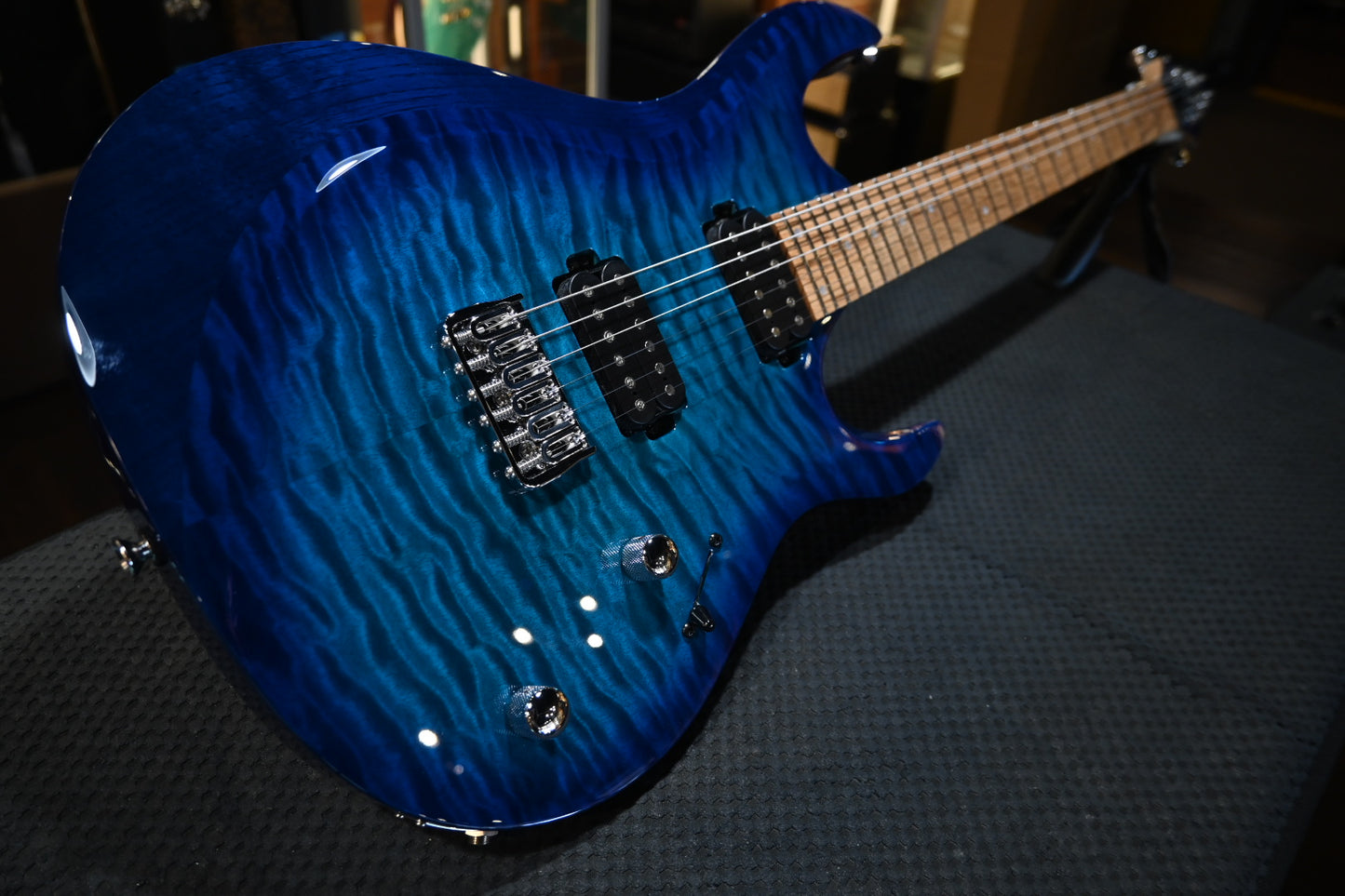 Kiesel Aeries Bolt-On 2023 - Translucent Aqua Burst Guitar - Danville Music