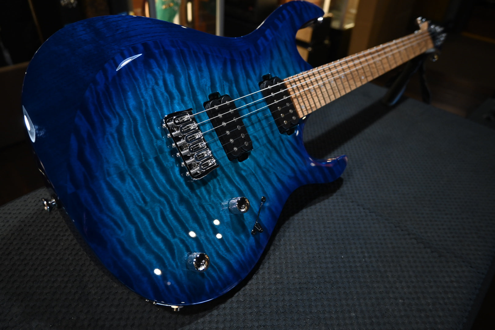 Kiesel Aeries Bolt-On 2023 - Translucent Aqua Burst Guitar - Danville Music