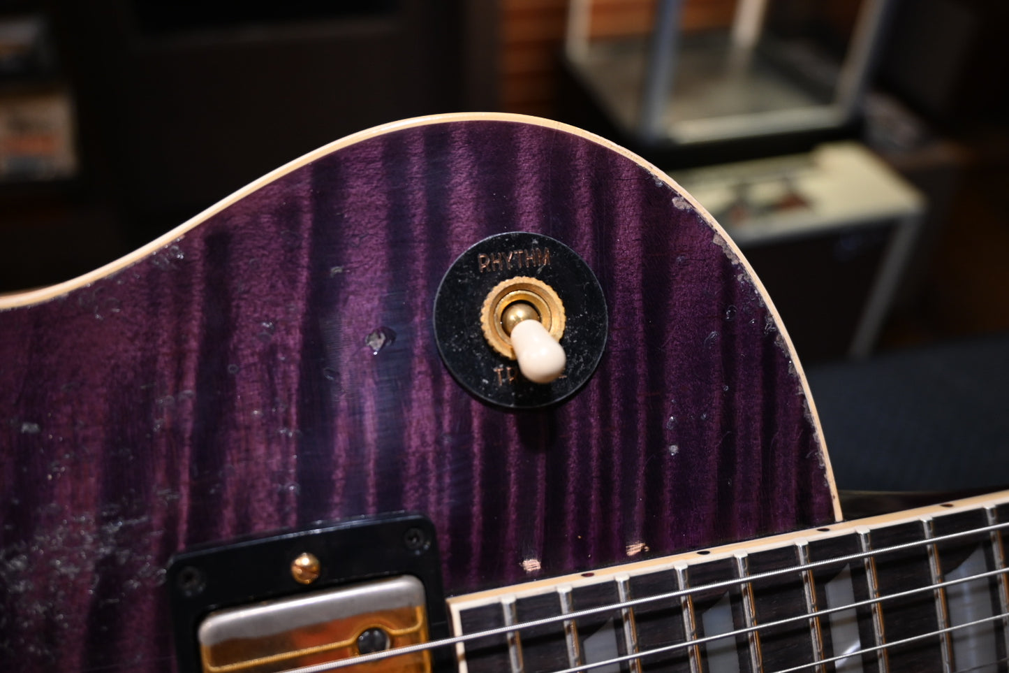Gibson Custom Shop 1959 Les Paul Standard Reissue Purple Tiger Murphy Lab Heavy Aged - Purple Tiger Guitar #6388 - Danville Music