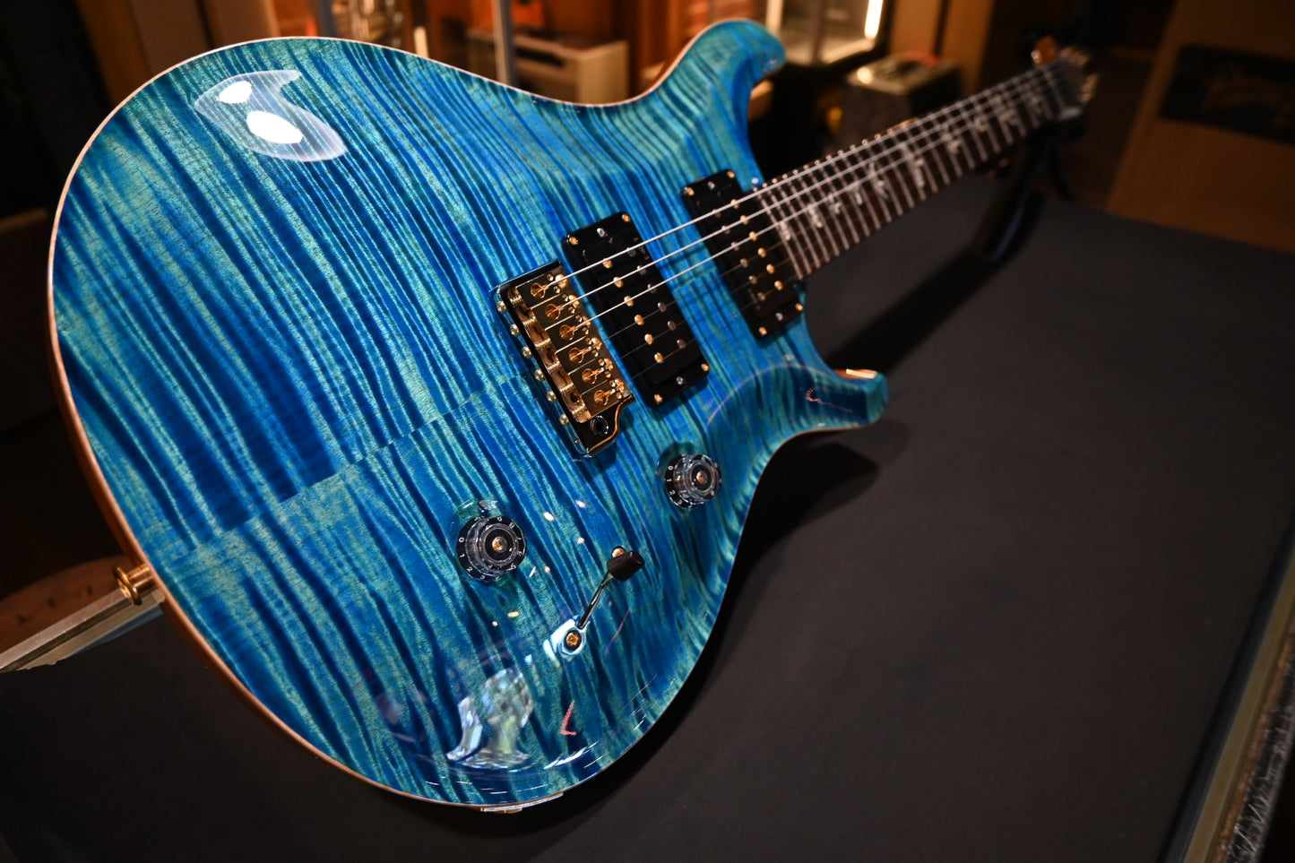 PRS Custom 24 10-Top Limited - Arctic Blue Guitar #0545