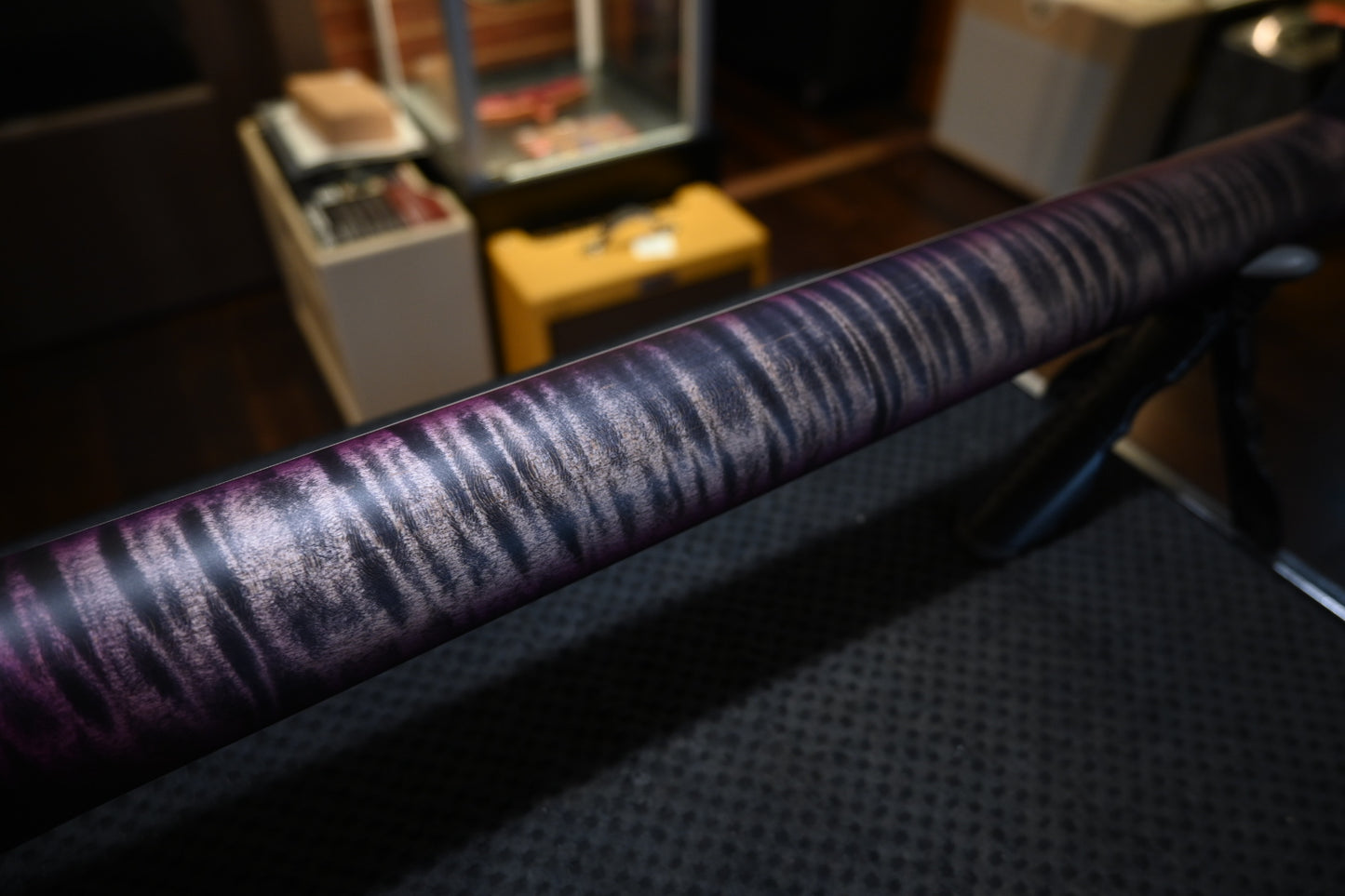 PRS Wood Library Holcomb 10-Top One-Piece Quilt - Charcoal Purple Burst Satin Guitar #2635