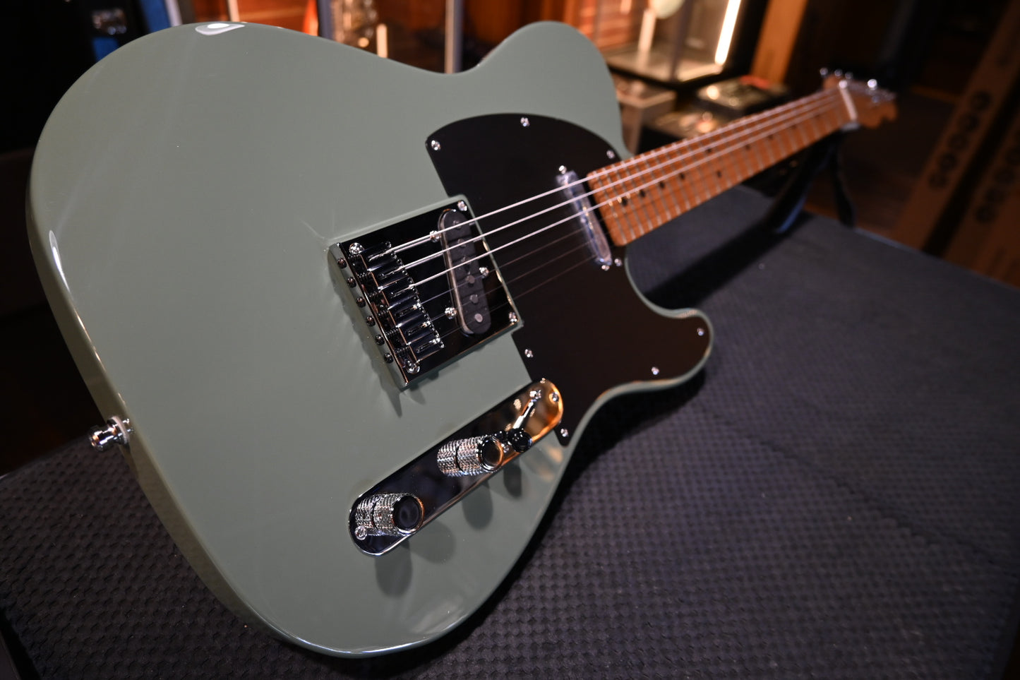 Fender Limited Edition American Ultra II Telecaster - Antique Olive Guitar #9040