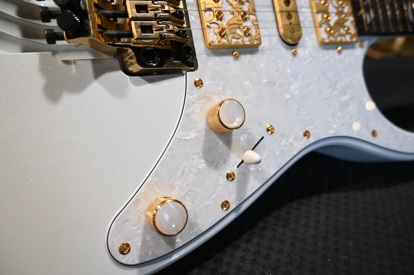 Ibanez PIA3761 Steve Vai Signature - White Guitar #2184 - Danville Music