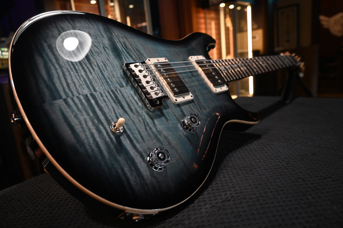 PRS CE 22 Limited Edition - Faded Blue Smokeburst Guitar #3413 - Danville Music