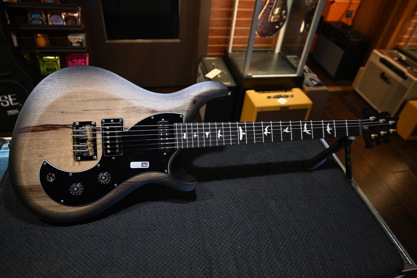 PRS S2 Vela Black Limba Limited Edition - Natural Smokeburst Guitar #8743