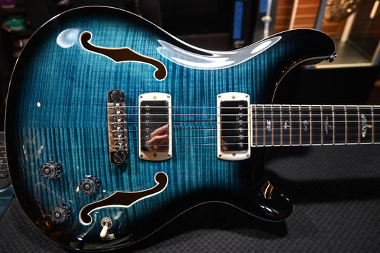 PRS SE Hollowbody II Piezo - Peacock Blue Guitar #0136