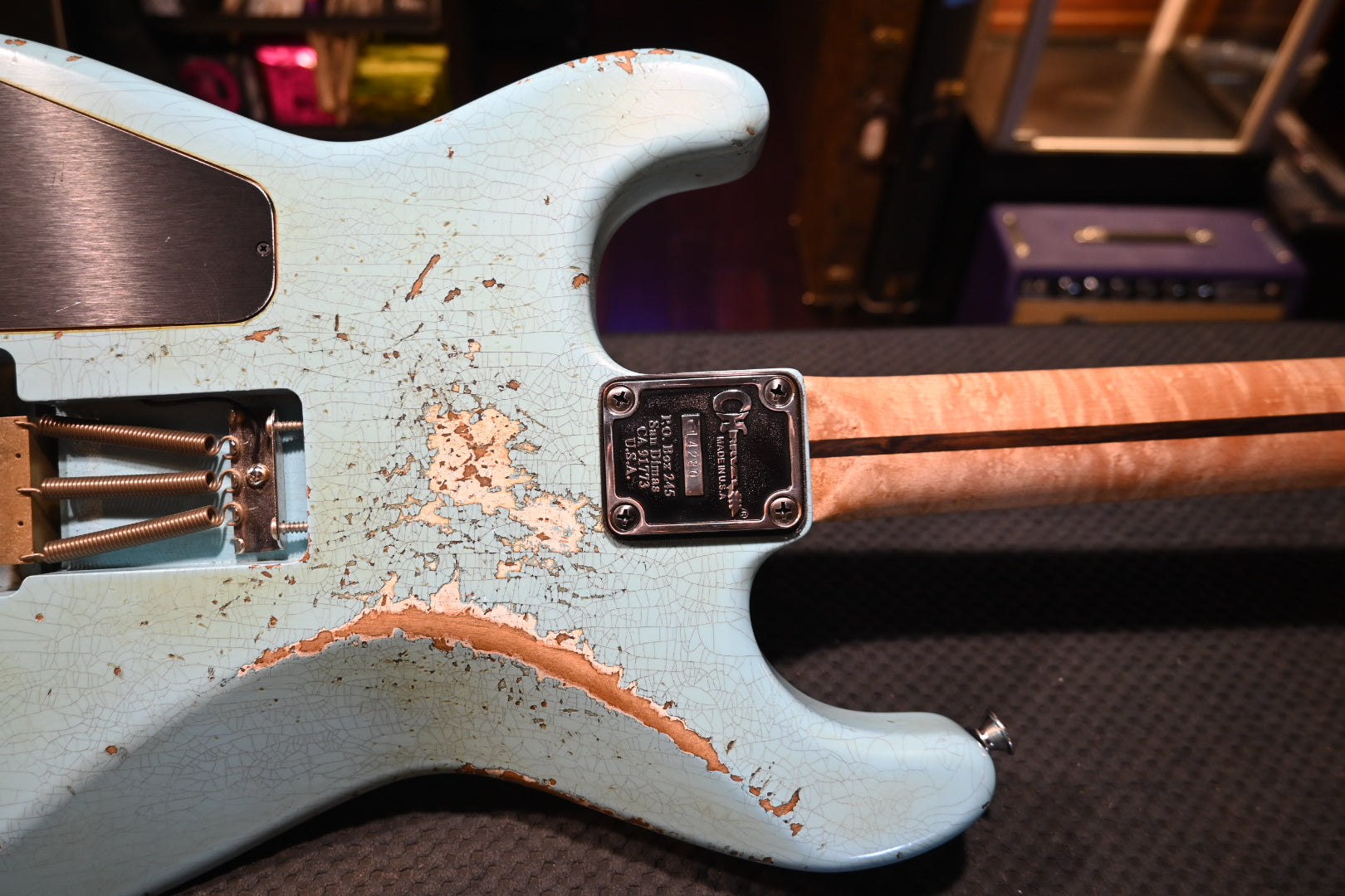 Charvel San Dimas 2H FR84 2024 - Daphne Blue Guitar #4280 - Danville Music