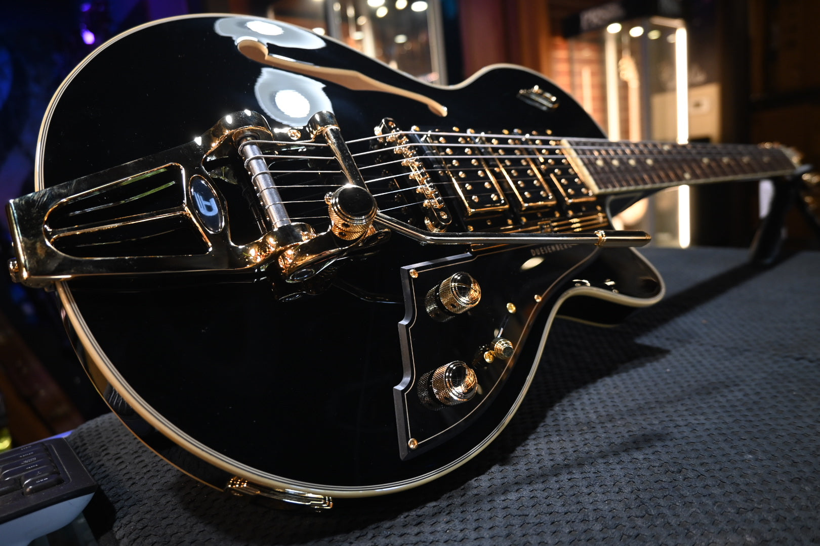 Duesenberg Starplayer TV Custom Black Guitar 0223 | Danville Music