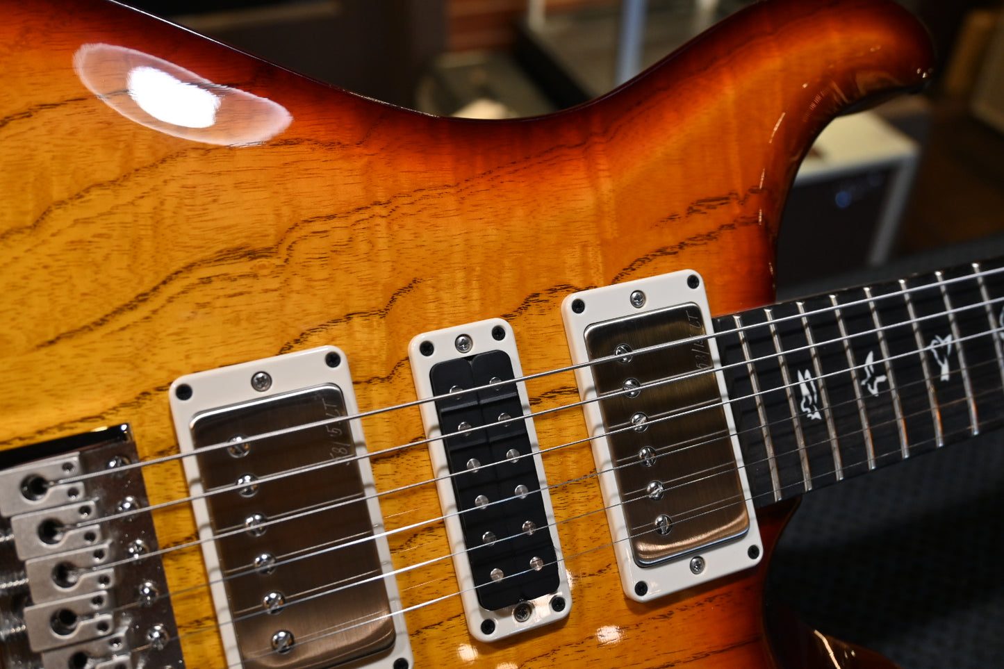 PRS Wood Library Swamp Ash Special - Dark Cherry Sunburst Guitar #7357 - Danville Music