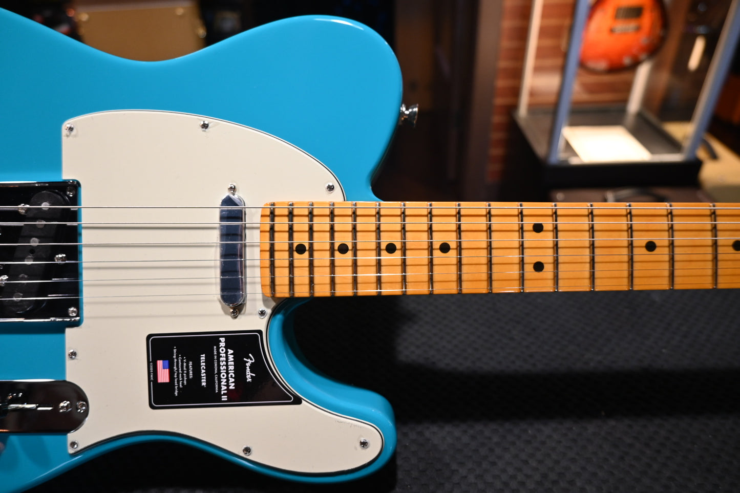 Fender American Professional II Telecaster - Miami Blue Guitar #2221 - Danville Music