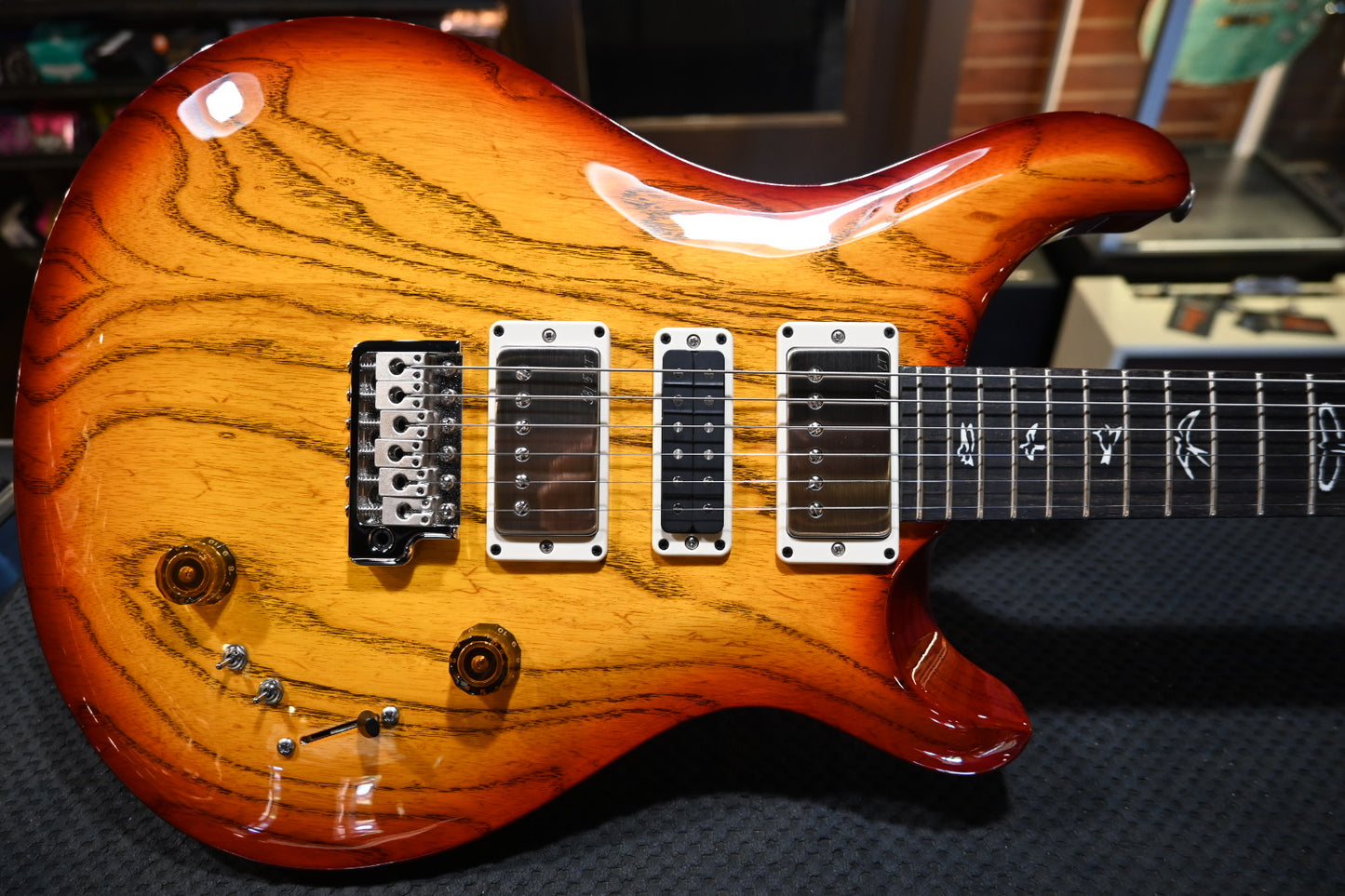 PRS Wood Library Swamp Ash Special - Dark Cherry Sunburst Guitar #7363 - Danville Music