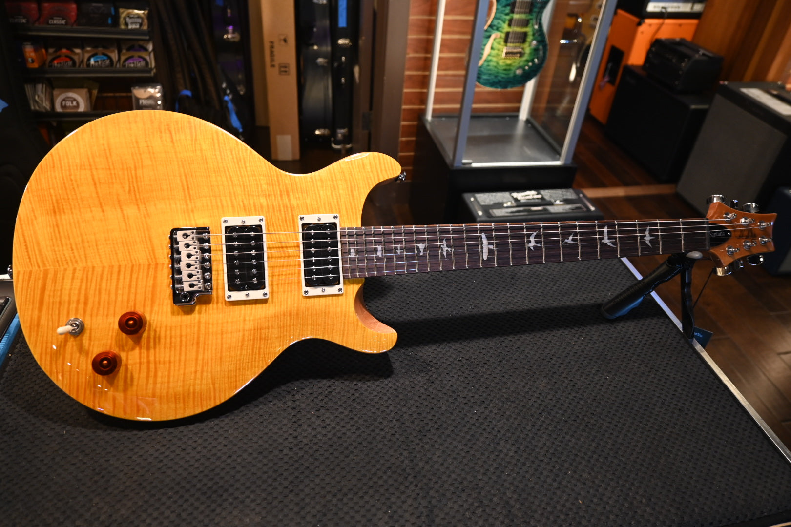 PRS SE Santana - Santana Yellow Guitar #0691