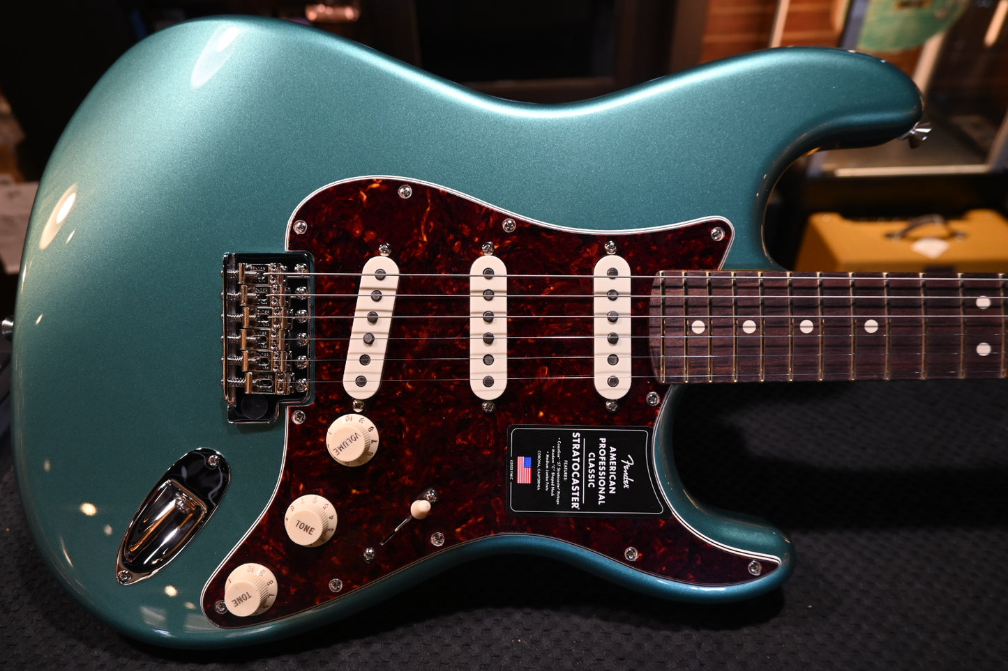 Fender American Classic Stratocaster - Faded Sherwood Green Metallic Guitar #1995