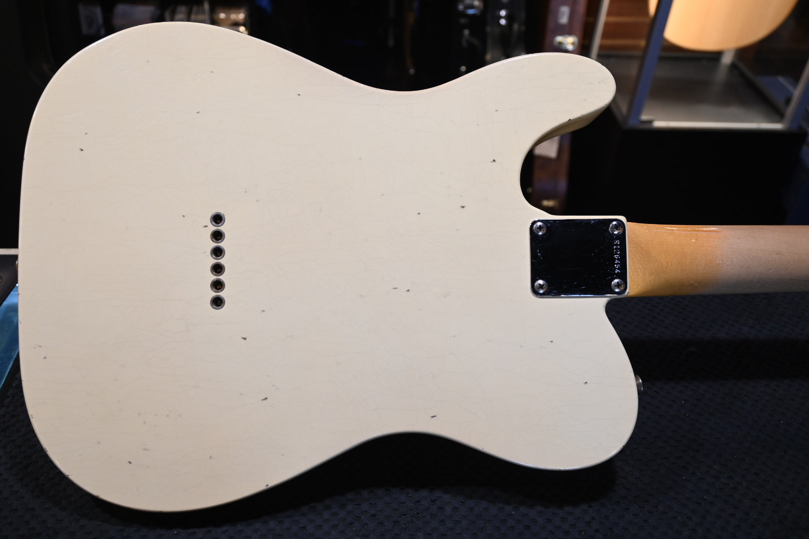 Fender Custom Shop Wildwood 10 1959 Telecaster Journeyman 2023 - Faded Aged Vintage White Guitar #6454 - Danville Music