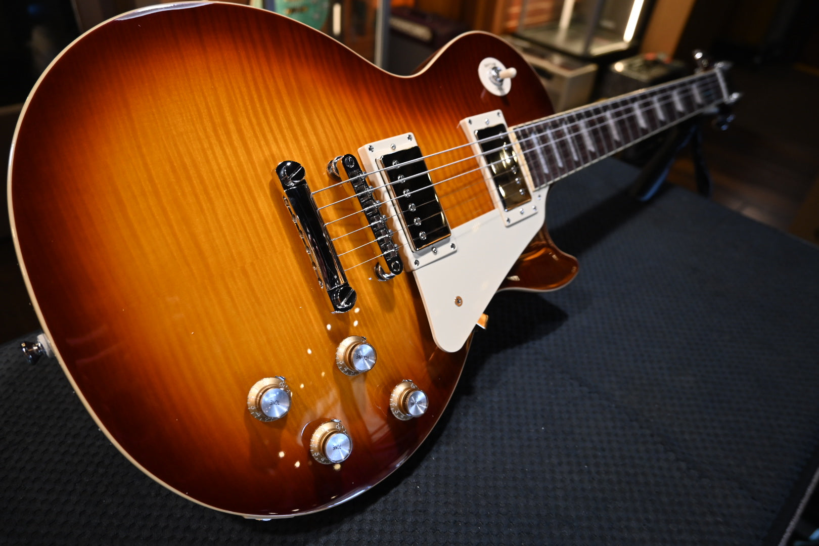 Epiphone Les Paul Standard ‘60s Figured - Iced Tea Burst Guitar #6831 - Danville Music