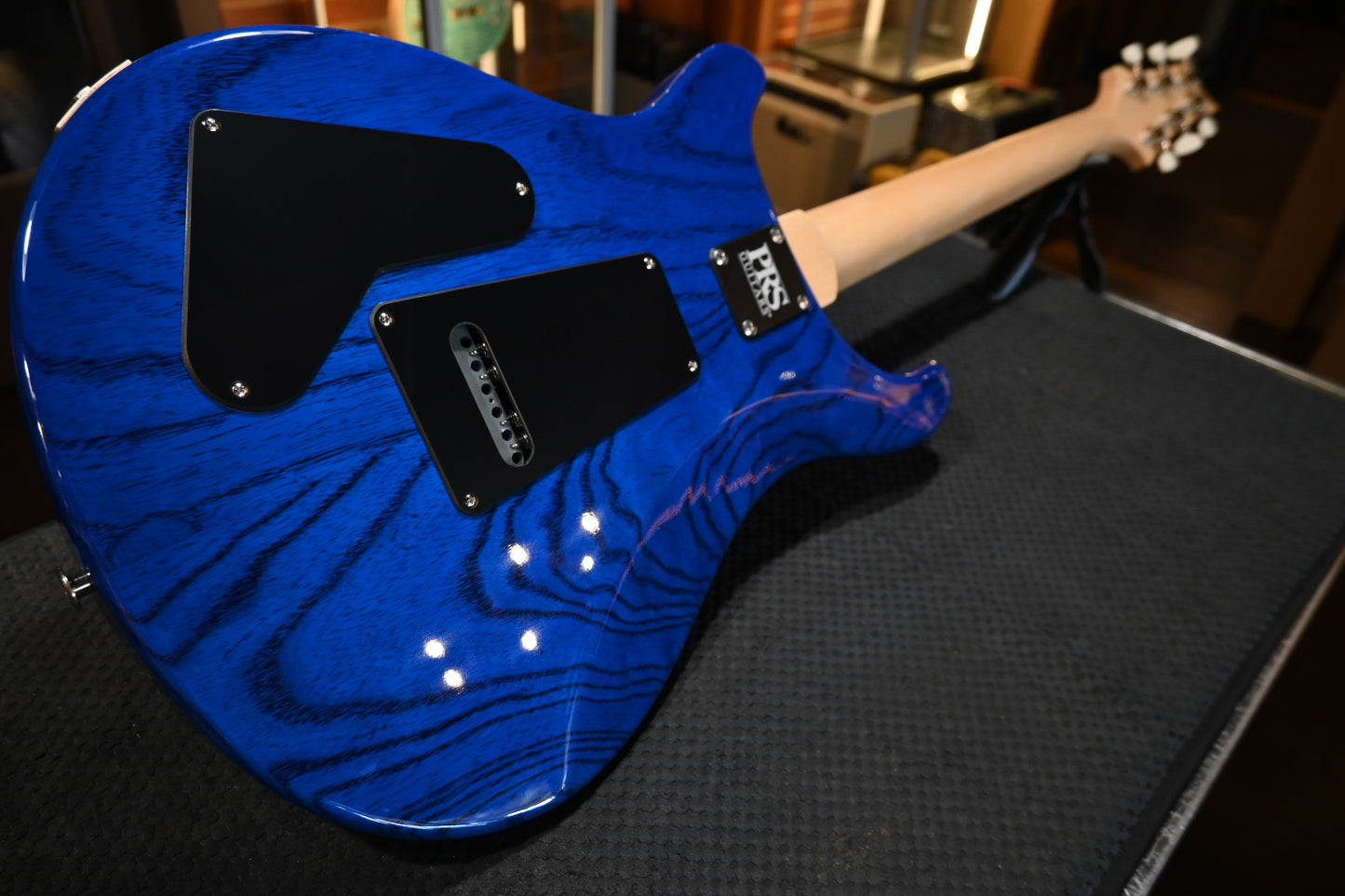 PRS Wood Library Swamp Ash Special - Blue Matteo Guitar #1585 - Danville Music