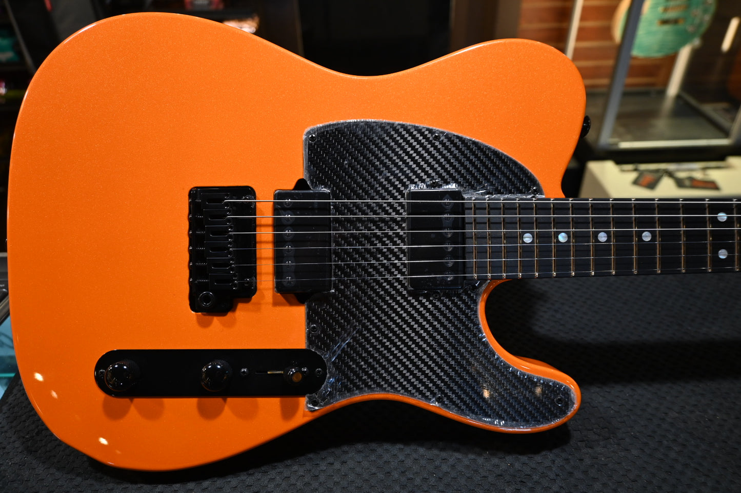Suhr Andy Wood 10th Anniversary Signature Series Modern T - Arancio Orange Guitar #2291 - Danville Music
