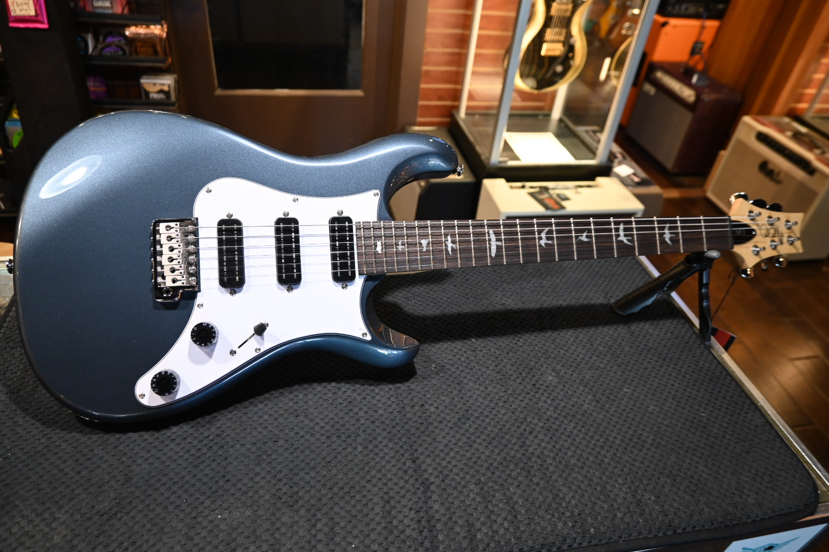 PRS SE NF3 Rosewood - Gun Metal Grey Guitar #5534 USED - Danville Music