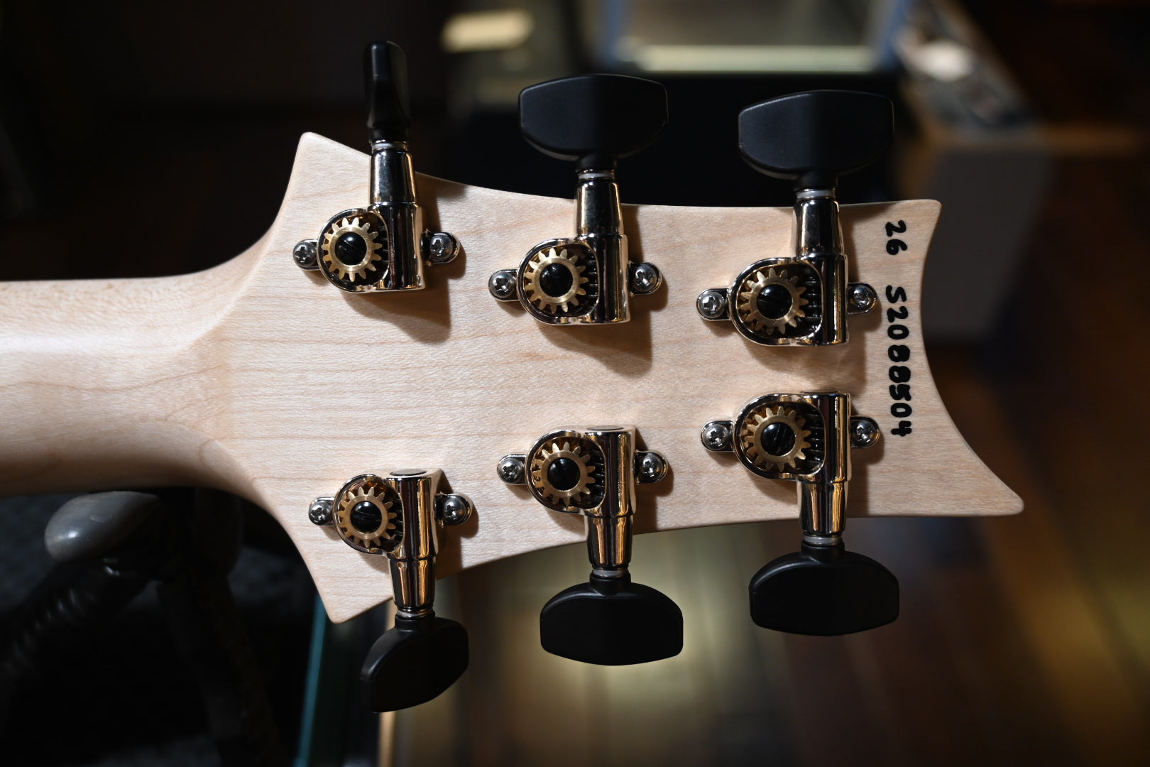 PRS S2 Vela Black Limba Limited Edition Satin - Natural Guitar #8504 - Danville Music