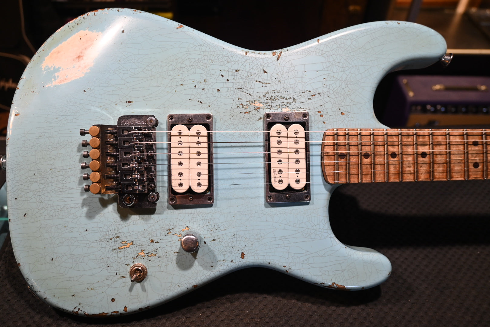 Charvel San Dimas 2H FR84 2024 - Daphne Blue Guitar #4280 - Danville Music