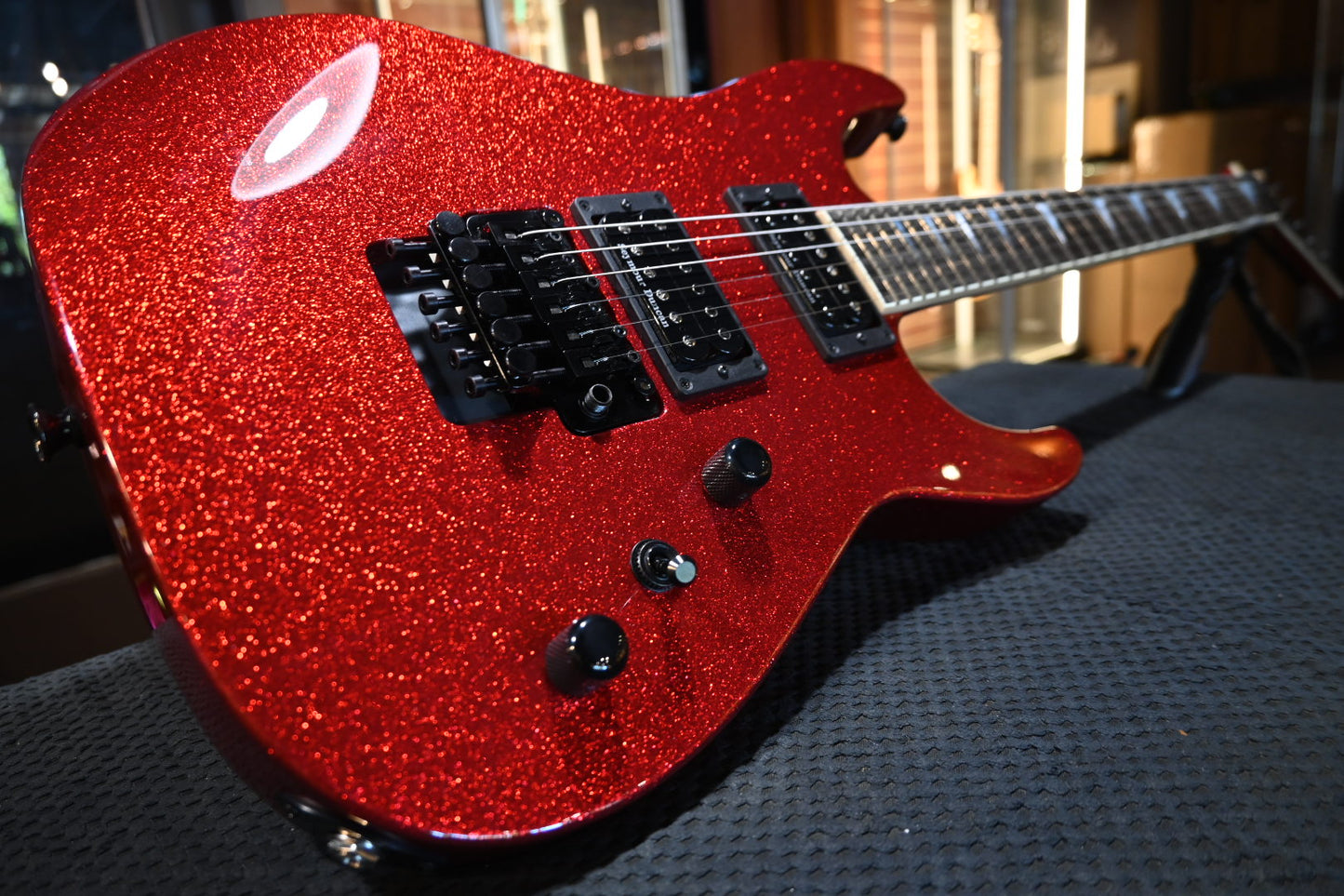 Jackson Custom Shop SLV 2H FR 2024 - Red Sparkle Guitar #1007