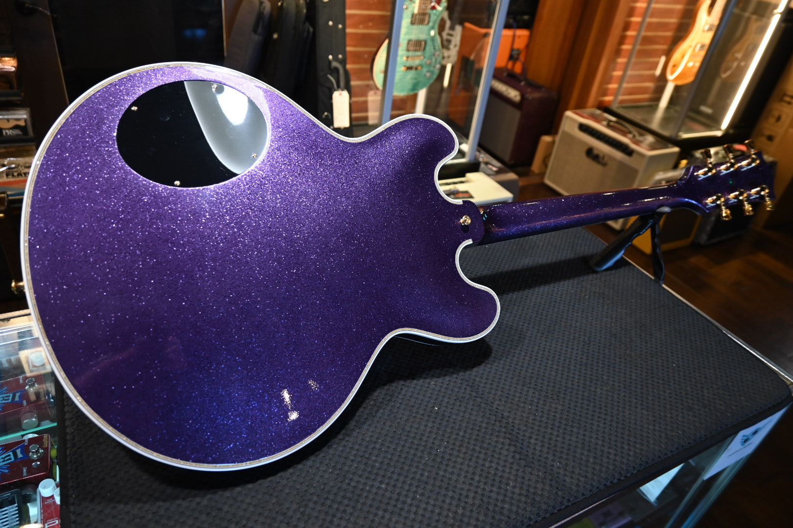 Gibson Custom Shop B.B. King Lucille Legacy One-of-a-Kind - Purple Sparkle Guitar #2889 - Danville Music