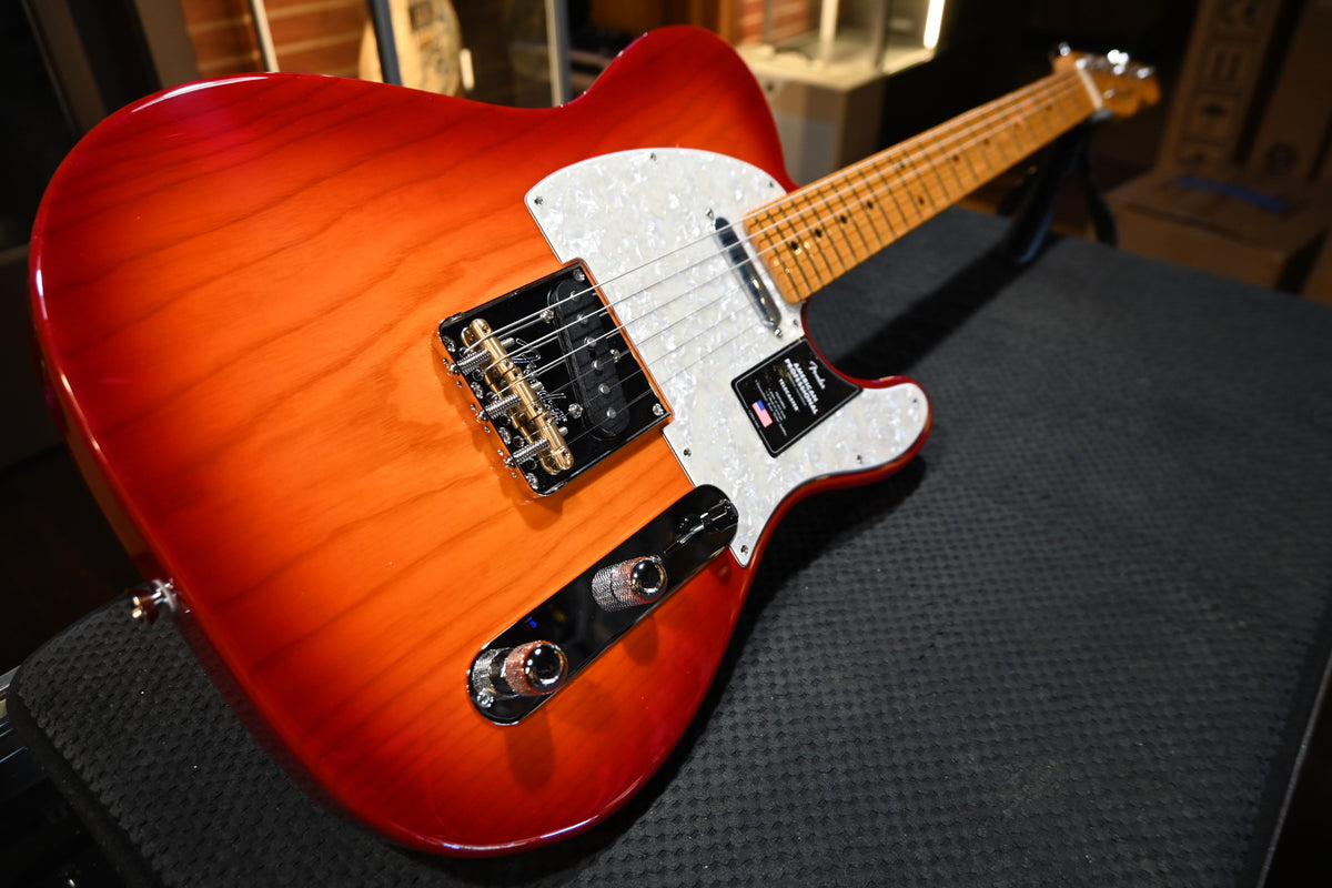 Fender American Professional Telecaster - Aged Cherry Burst Guitar #8492