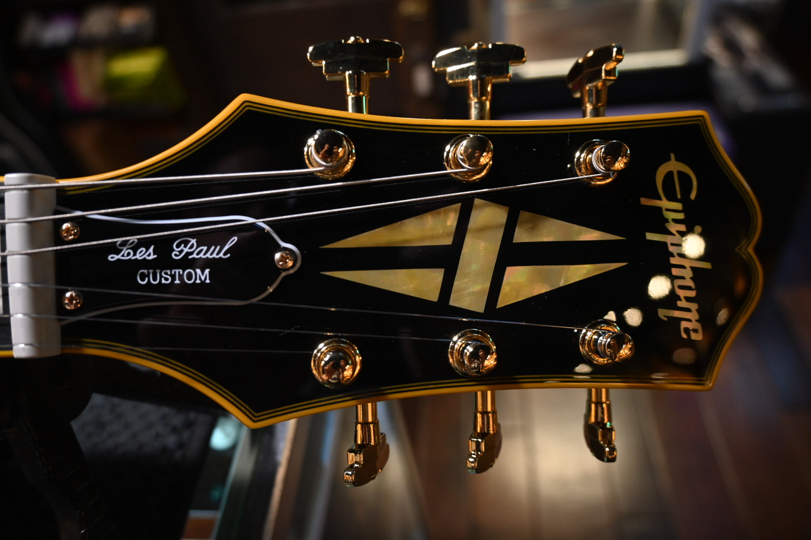 Epiphone Joe Bonamassa 1959 Les Paul Custom - Ebony Guitar #7419 - Danville Music