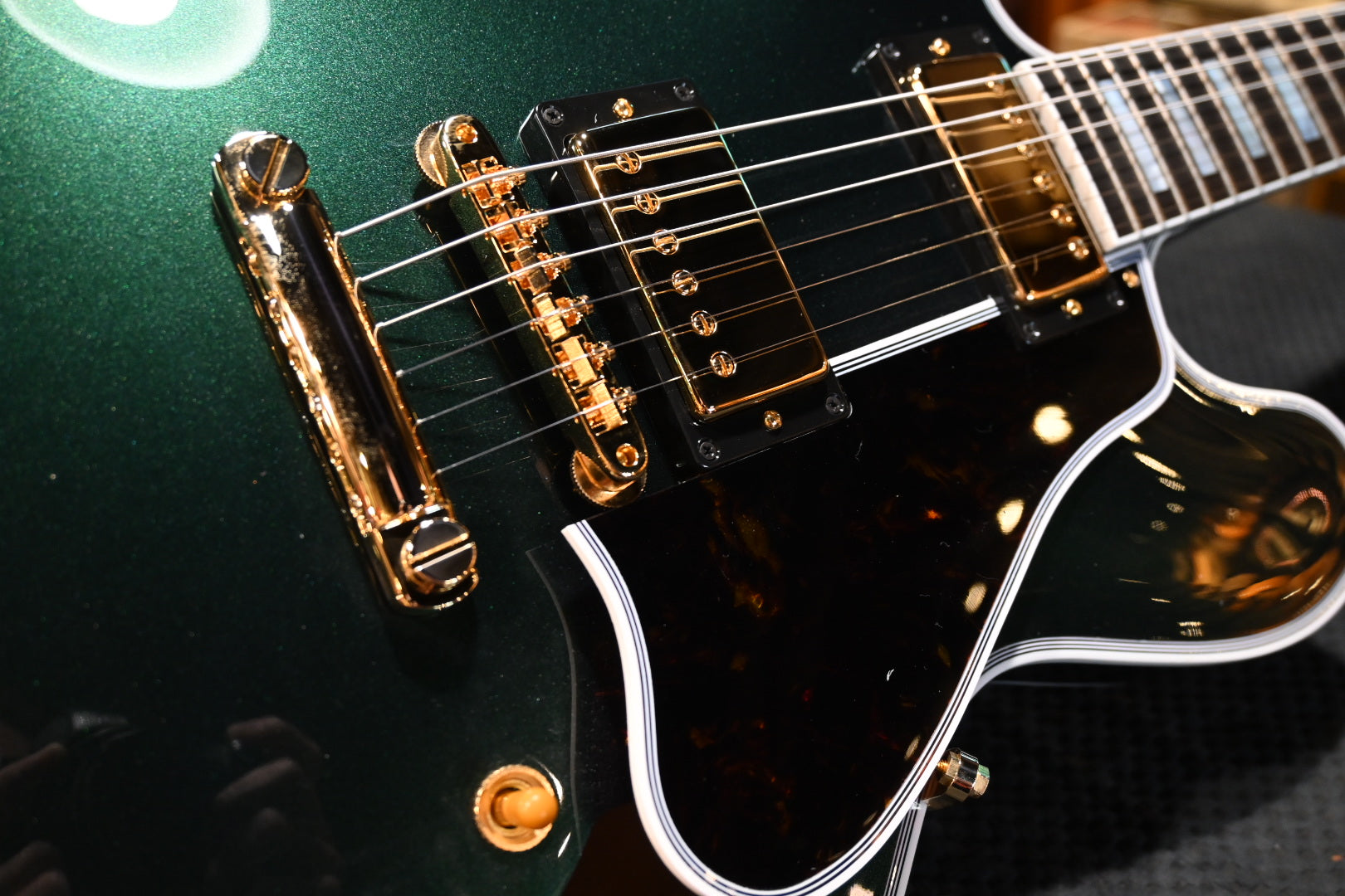 Gibson Custom Shop 1959 ES-355 Reissue - British Racing Green Guitar #0014 - Danville Music